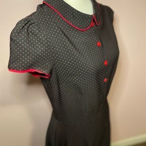 Black and red polka dot Stop Staring! dress